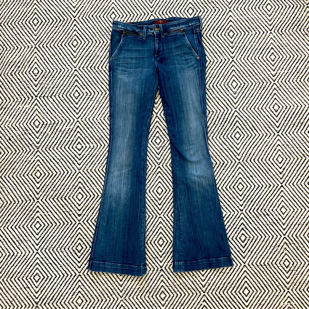 7 Flare Leg Jeans